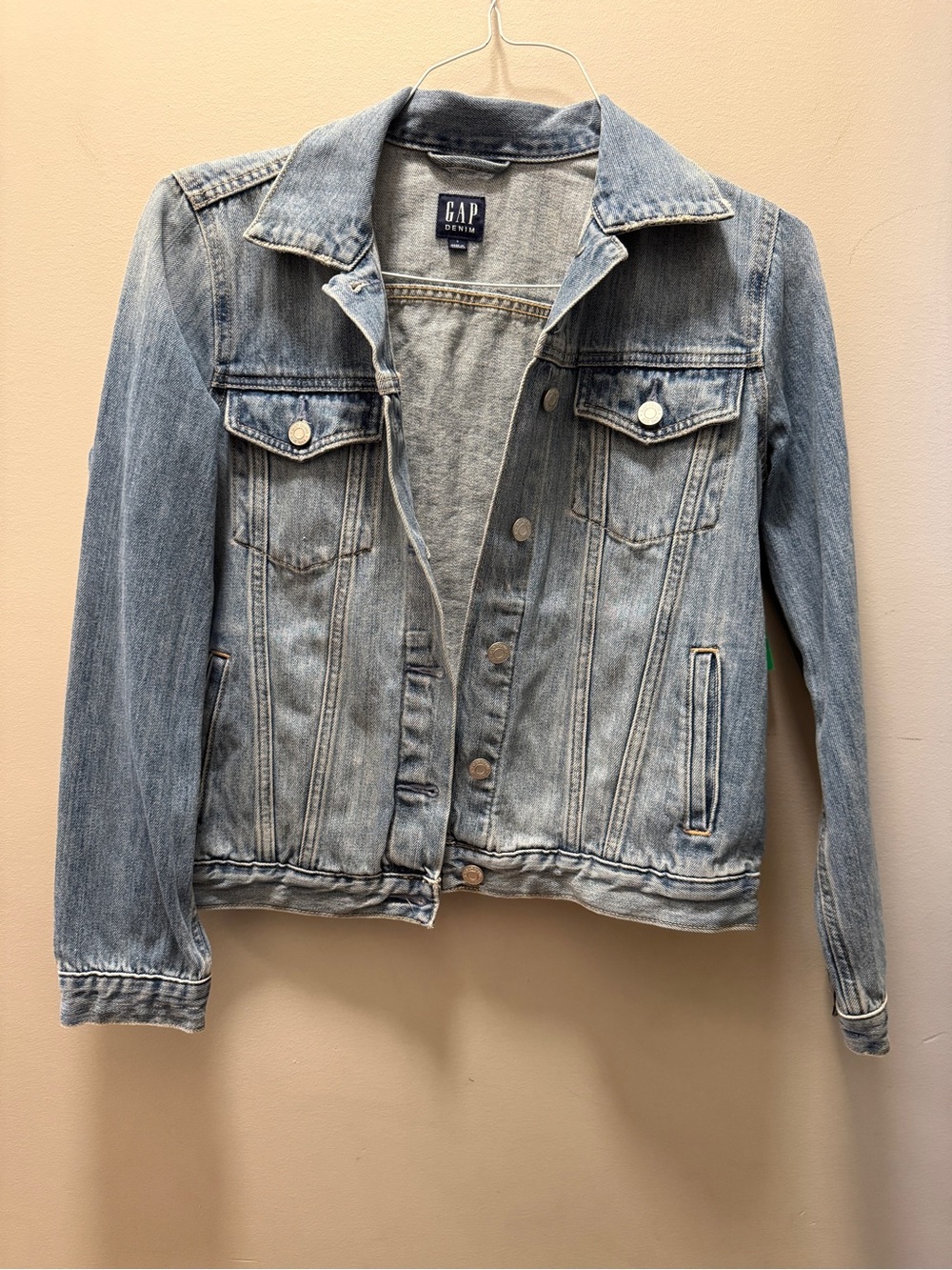 GAP Light Blue Stonewashed Denim Jacket - Women's Jean Jacket